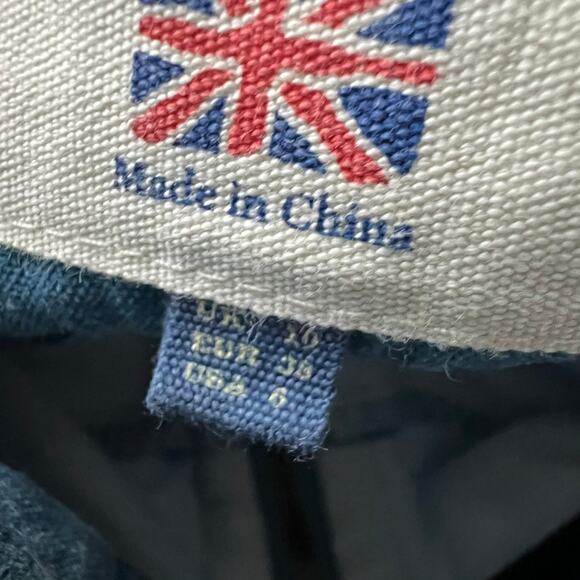 Fat Face Airlie Quarter Zip Long Sleeve Stripe Women Size 6 - Picture 8 of 13